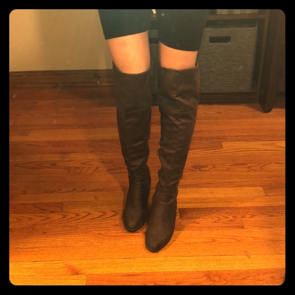 report knee high boots
